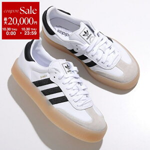 【10/30限定・最大2万円OFFクーポン配布中】adidas Originals アディダスオリジナルス スニーカー SAMBA サンバ IG5744 レディース ローカット レザー 刺繍 スリーストライプ ヌバック 厚底 シューズ