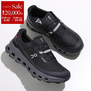 【10/30限定・最大2万円OFFクーポン配布中】On オン スニーカー Cloudvista 2 Waterproof 3WE30160106 レディース トレイルランニングシューズ 防水 軽量 クッション性 シューズ 靴 Black/Eclipse
