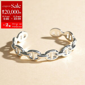 y11/1`11/3Eő2~OFFN[|zzzGX oO VF[k_N AVFl MM HERMES Chaine dAncre Enchainee Bracelet H109509B Y uXbg Vo[925 SILVER
