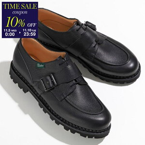 y11/10-23:5910OFFN[|ΏہzParaboot × ENGINEERED GARMENTS pu[c GWjAh K[c U[V[Y 234647 CHAMBORD BRIDE V{[h Y U`bv C NOIRycp_tenz