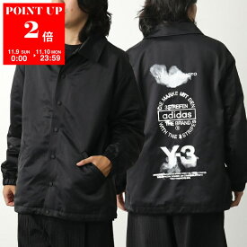 Y-3 ワイスリー グラフィック コーチジャケット GRAPHIC COACH JACKET JW4626 メンズ ナイロン オーバーサイズ ロゴ グラフィックプリント BLACK