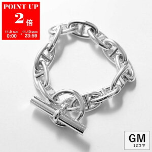 GX uXbg VF[k_N GM HERMES Chaine DAncre H101672B fB[X 12R} r Vo[925 `F[ SILVER