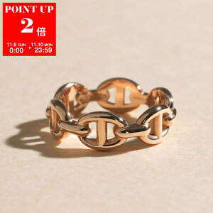 HERMES GX O AVFl PM Enchainee Ring VF[k_N H110025B fB[X AJ[ `F[ w 750/1000 PGD/sNS[h