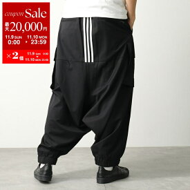 【11/9-11/10限定・最大2万円OFFクーポン配布中】Y-3 ワイスリー カーゴパンツ REFINED WOOL CARGO PANTS リファインド ウール カーゴ パンツ JX7274 メンズ サルエルパンツ ロゴ BLACK【dc_kikaku】
