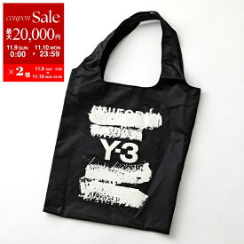 【11/9-11/10限定・最大2万円OFFクーポン配布中】Y-3 ワイスリー トートバッグ TOTE JD2909 メンズ ナイロン グラフィック ロゴ 鞄 BLACK【dc_kikaku】