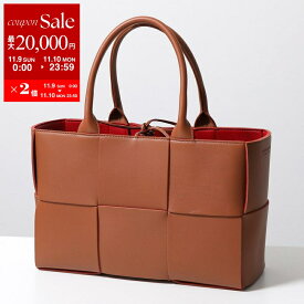 【11/9-11/10限定・最大2万円OFFクーポン配布中】BOTTEGA VENETA ボッテガヴェネタ トートバッグ SMALL ARCO スモール アルコ 652867 VMAY3 レディース マキシイントレチャート レザー バイカラー 鞄 2629【dc_kikaku】