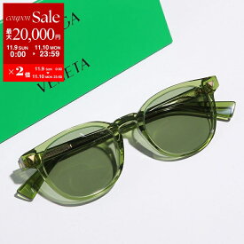 BOTTEGA VENETA ボッテガヴェネタ サングラス BV1253S レディース ウェリントン型 クリアフレーム セルフレーム フルリム ロゴ 003/GREEN-GREEN-GREEN【dc_kikaku】
