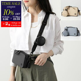 【11/10-23:59迄10％OFFクーポン対象】COACH コーチ ショルダーバッグ チャーター CC070 レディース スリム クロスボディ ミニポーチ付き ポシェット レザー 鞄 カラー5色【cp_ten】