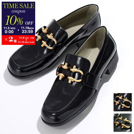 【11/10-23:59迄10％OFFクーポン対象】BOTTEGA VENETA ボッテガヴェネタ ローファー 708902 V28R0 レディース ムッシュローファー レザー シューズ 靴 カラー2色 708902V28R01000【cp_ten】