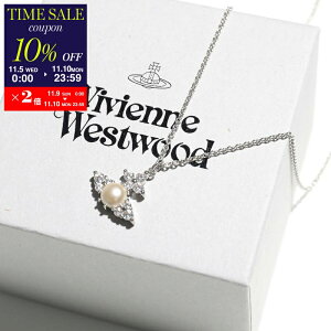 y11/10-23:5910OFFN[|ΏہzVivienne Westwood BBAEGXgEbh lbNX FEODORA PENDANT 630203EP fB[X I[u p[ 02P373/PLATINUM/WHITE-CZycp_tenz