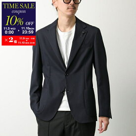 【11/10-23:59迄10％OFFクーポン対象】LARDINI ラルディーニ ジャケット ES949Q ESEL64703 メンズ イージーウェア テーラードジャケット ノッチドラペル ラベルピン付き 850【cp_ten】