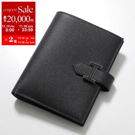 【11/14-11/16限定・最大2万円OFFクーポン配布中】HERMES エルメス 二つ折り財布 ベアン コンパクト BEARN COMPACT モノクローム MONOCHROME マダム H085916CH メンズ レディース レザー Hパーツ K刻印 BK金具 ソーブラック SO-BLACK
