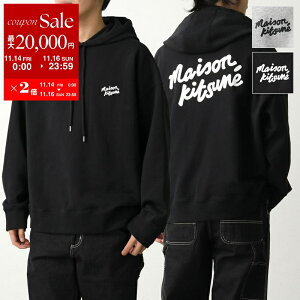 y11/14-11/16Eő2~OFFN[|zzzMAISON KITSUNE ]Lcl p[J[ PM00704KM0340 Y XEFbg vI[o[ t[fB Rbg S I[o[TCY J[2F