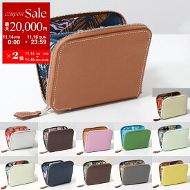 【11/14-11/16限定・最大2万円OFFクーポン配布中】HERMES エルメス 二つ折り財布 アザップ シルクイン コンパクト AZAP SILKIN COMPACT エプソン エバーカラー レディース レザー ミニ財布 SV カラー17色