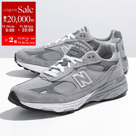 【11/14-11/16限定・最大2万円OFFクーポン配布中】New Balance ニューバランス スニーカー MR993GL メンズ スウェード×メッシュ ワイズD MADE IN USA Nロゴ シューズ 靴 GREY