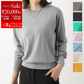 【11/14-11/16限定・最大2万円OFFクーポン配布中】JOHN SMEDLEY ジョンスメドレー ニット EMMA COMMON FIT レディース 30G クルーネック 長袖 シーアイランドコットン カラー8色