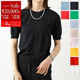 【11/14-11/16限定・最大2万円OFFクーポン配布中】JOHN SMEDLEY ジョンスメドレー ニット NELL MODERN FIT レディース 30G 半袖 クルーネック シーアイランドコットン カラー11色