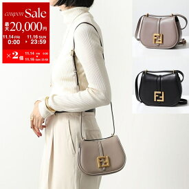 【11/14-11/16限定・最大2万円OFFクーポン配布中】FENDI フェンディ ショルダーバッグ C MON SMALL カモン スモール 8BS082 AQ0L レディース FFモチーフ レザー クロスボディ 鞄 カラー2色