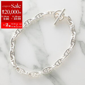 y11/14-11/16Eő2~OFFN[|zzzHERMES GX lbNX Chaine d'ancre GM 29R} H101263B VF[k_N fB[X AJ[`F[ `[J[ silver925 S SV/Vo[