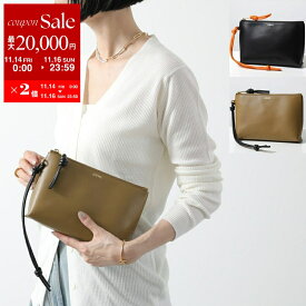 【11/14-11/16限定・最大2万円OFFクーポン配布中】LOEWE ロエベ クラッチバッグ KNOT T POUCH ノット Tポーチ CEM1KNPX01 レディース シャイニーナパカーフ レザー ポーチ 鞄 カラー2色