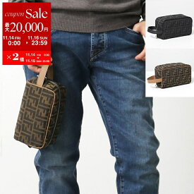 【11/14-11/16限定・最大2万円OFFクーポン配布中】FENDI フェンディ クラッチバッグ BEAUTY SMALL ビューティー スモール 7N0151 ALWK メンズ セカンドバッグ ポーチ ハンドル付き 鞄 カラー2色