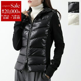 【11/18限定・最大2万円OFFクーポン配布中】MONCLER GRENOBLE モンクレール グルノーブル ブルゾン 8G00018 80093 レディース ナイロン×フリース 切替 ダウンジャケット フーテッド ロゴワッペン カラー2色
