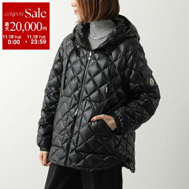 【11/18限定・最大2万円OFFクーポン配布中】MONCLER モンクレール ダウンジャケット DIAMOND QUILTED ダイヤモンド キルティング 2F00013 595ZZ レディース アイコンパッチ フード付き カラー2色