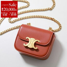 CELINE セリーヌ ショルダーバッグ 10L843DPV.38NO 10L843DPV.27CZ レディース Triomphe トリオンフ ミニ チェーン クロード クロスボディ レザー 鞄 カラー2色