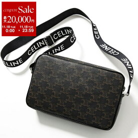 【11/18限定・最大2万円OFFクーポン配布中】CELINE セリーヌ ショルダーバッグ Horizontal Messenger ホリゾンタル 197202DND.38OS メンズ トリオンフキャンバス メッセンジャーバッグ 鞄 ブラック