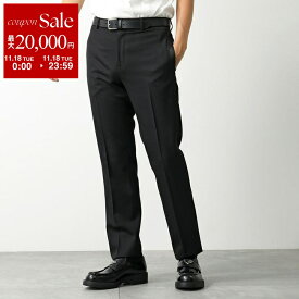 CELINE セリーヌ スラックス 2P096043R.38NO メンズ ウール クラシック タックスパンツ グラン・ド・プードル サイドライン セットアップ可能