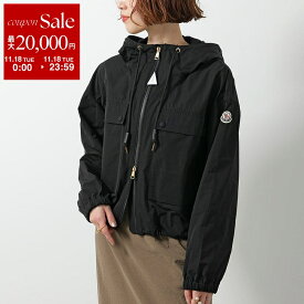 【11/18限定・最大2万円OFFクーポン配布中】MONCLER モンクレール ジャケット SAUVAN 1A00110 549P3 レディース パーカー ブルゾン ショート丈 ジップアップ アイコンパッチ 長袖 フード付き 999 1A00110549P3999