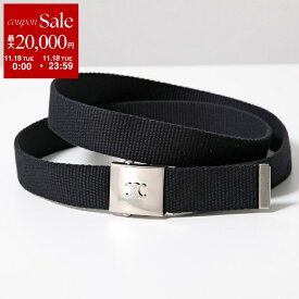 CELINE セリーヌ スケーターベルト Large 30MM ラージ 45BIC2AN4.38SI レディース トリオンフ ガチャベルト BLACK