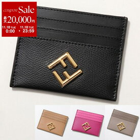 【11/18限定・最大2万円OFFクーポン配布中】FENDI フェンディ カードケース FF Diamonds Card Case FFダイヤモンド 8M0445 ALV4 ALWA レディース 名刺入れ 定期入れ パスケース ミニ財布 カラー4色 8M0445ALV4F0KUR