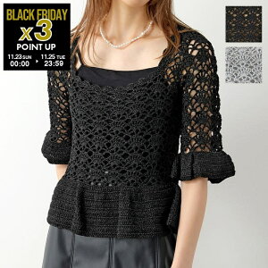 GANNI Kj[ jbg gbvX TOP K1824 2605 fB[X NVF yv t  ܕ XNGAlbN J[2F