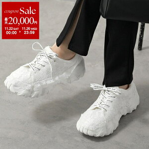 yubNtCf[E11/22`26Eő2~OFFN[|zMAISON MAVERICK PRESENTS ] }[xbN Xj[J[ Bumpy Sole Lace Sneaker MS2497 fB[X [Jbg [X  V[Y C WHITE