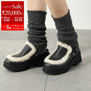 yő2~OFFN[|ΏہE11/29`12/1zUGG AO T_ ESMEE LEATHER CLOG GX~[ U[ NbO 1171507 fB[X V[vXL t@[ q[Xgbv  V[Y C BLK