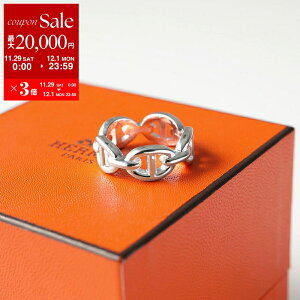 yő2~OFFN[|ΏہE11/29`12/1zHERMES GX O AVFl PM Enchainee Ring VF[k_N H109507B Y AJ[ `F[ w silver925 Vo[