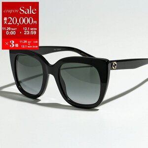 yő2~OFFN[|ΏہE11/29`12/1zGUCCI Ob` TOX GG0163SN fB[X EFg^ XNGA GG^S _uG Bee r[Kl ዾ Zt[ ACEFA 001/BLACK-BL