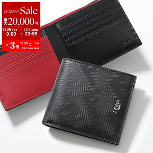 yő2~OFFN[|ΏہE11/29`12/1zFENDI tFfB ܂z Bi-Fold Wallet 7M0169 AJF4 Y U[ FF YbJ oCJ[ KȂ ~jz F19KP/BLACK
