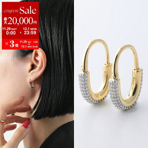 yő2~OFFN[|ΏہE11/29`12/1zOtiumberg IeBEo[O t[vsAX Roscida Pave Oval Hoops OEY24S-3121 fB[X ANZT[ S[h