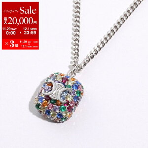 yő2~OFFN[|ΏہE11/29`12/1zCELINE Z[k lbNX 461OM6BCZ.14AG fB[X ACXh gIt y_g L[rbNWRjA `F[ ANZT[ Multicolor/Silver