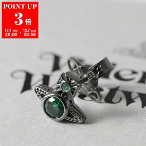 Vivienne Westwood BBAEGXgEbh sAX MAN LONDON ORB h I[u VOsAX 62010239 Y Ў̔ S139/RUTHENIUM/EMERALD-CZ