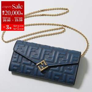 yő2~OFFN[|ΏہE12/4-20`zFENDI tFfB `F[EHbg CHAIN CONTINETAL `F[R`l^ 8M0365 AS42 fB[X ܂蒷z FF  F1SXT/MYRTLE+DENIMydc_kikakuz