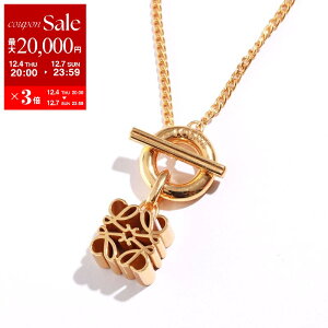 yő2~OFFN[|ΏہE12/4-20`zLOEWE Gx lbNX ANAGRAM PENDANT AiO y_g J821241X08 fB[X `F[ L[u Vo[925 24KS[h 8130/GOLDydc_kikakuz