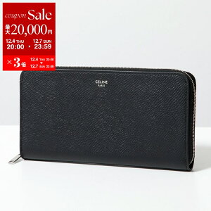 yő2~OFFN[|ΏہE12/4-20`zCELINE Z[k Eht@Xi[z Large Zipped Wallet 10B553BEL.38SI Y U[ S Blackydc_kikakuz