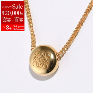 yő2~OFFN[|ΏہE12/4-20`zLOEWE Gx lbNX PEBBLE PENDANT yu y_g JJ07241X03 fB[X AiO ANZT[ 8130/GOLDydc_kikakuz