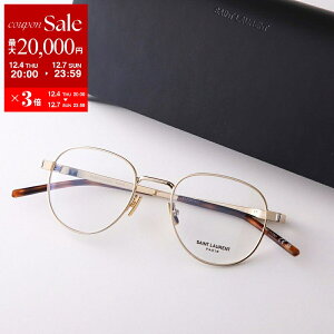 yő2~OFFN[|ΏہE12/4-20`zSAINT LAURENT T[ Kl SL 555 OPT fB[X {Xg^ ^t[ ׃t[ t NOX^Cv ዾ S 003/GOLD-GOLD-TRANSPAREN
