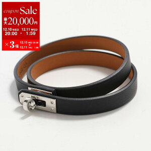 yő2~OFFN[|ΏہE12/10-0`zHERMES GX uXbg MINI KELLY DOUBLE TOUR ~jP[hDugD[ Y XCtg U[ _ubv S ubN/SVydc_kikaku