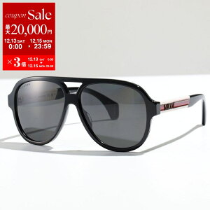 �y�ő�2���~OFF�N�[�|���ΏہE12/13�`15����zGUCCI �O�b�` �T���O���X GG0463S �����Y �_�u���u���b�W �e�B�A�h���b�v�^ ���K�l �ዾ ���S �Z���t���[�� �A�C�E�F�A 002/BlackWhiteGrey