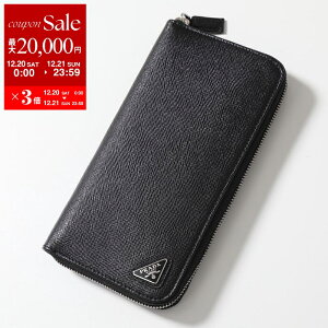 �y�ő�2���~OFF�N�[�|���ΏہE12/20�`21����zPRADA �v���_ �����z 2ML317 QHH F0002 �����Y �T�t�B�A�[�m���U�[ ���E���h�t�@�X�i�[ �g���C�A���O�����S���^�� NERO�ydc_kikaku�z